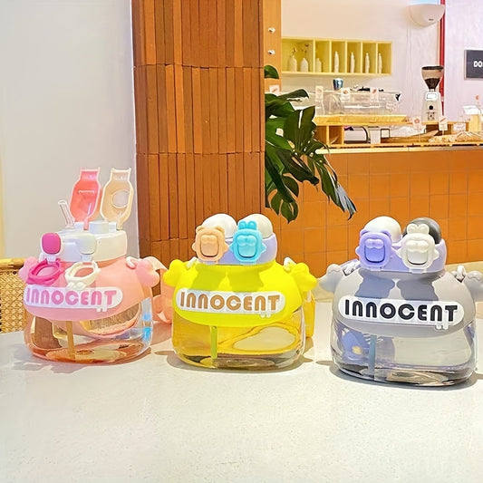Cartoon Water Cup Leak-proof Bottle For Outdoor Sports