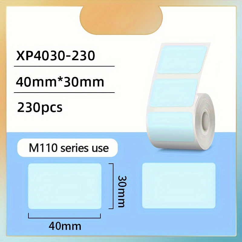 M110 Mixed Colored Label Sticker Paper 40 X 30mm Square