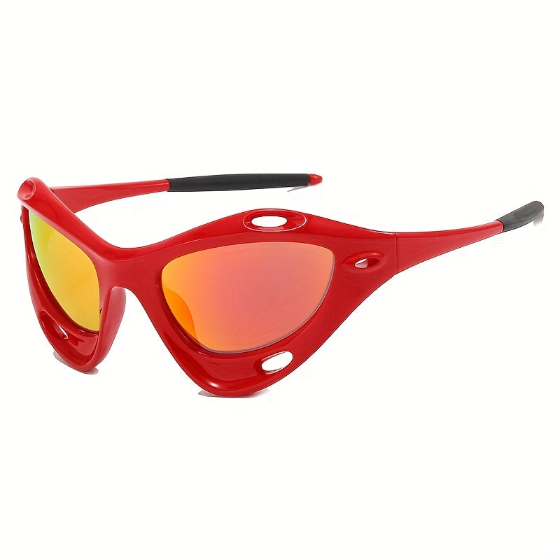 Men's Cat Eye Hollow Riding Goggles Street Photography Sunglasses