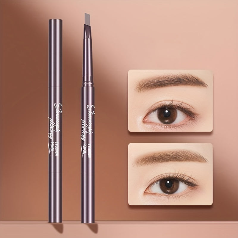 Double Ended Eyebrow Pencil Waterproof Long Lasting 5 Colors