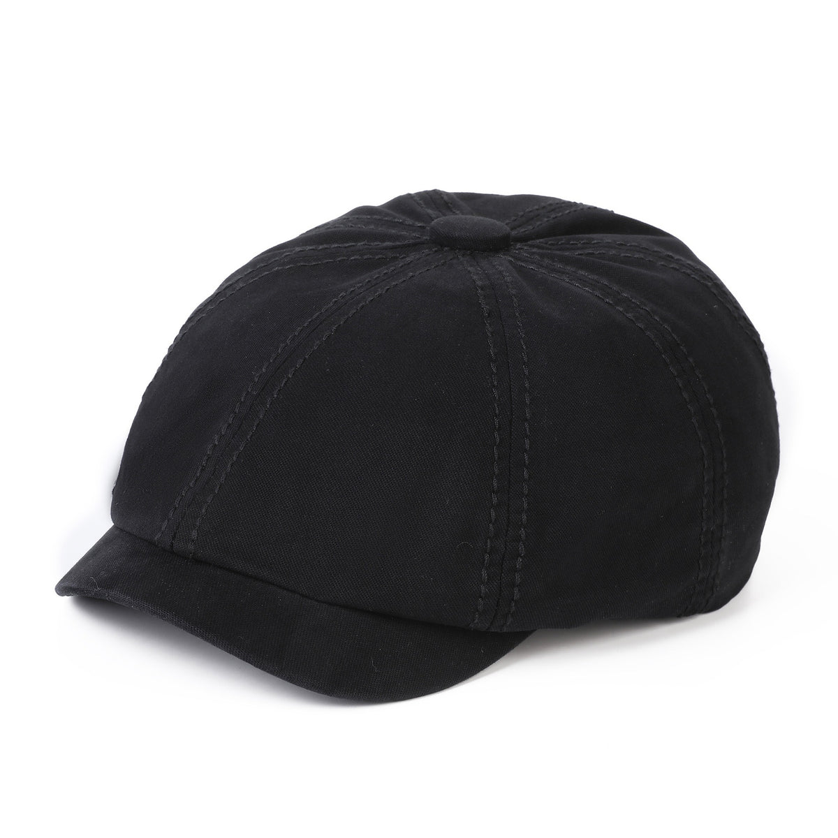 Men's British Retro Flat Solid Cap