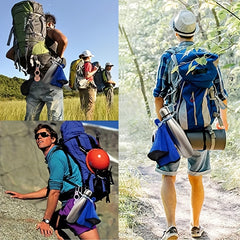 Portable Water Bottle Holder with Carrying Clip for Travel Camping Hiking