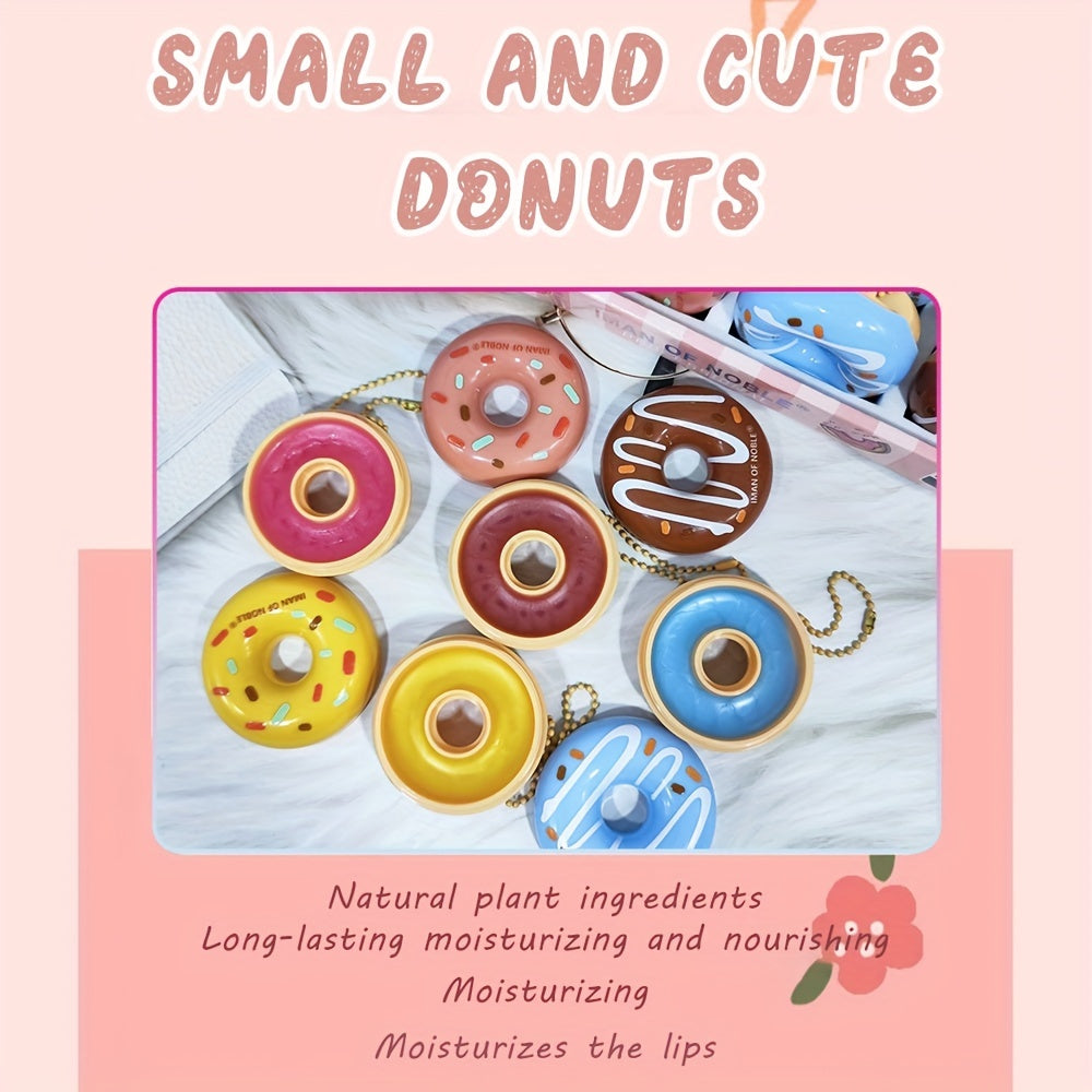 Natural Donut Lip Balm Nourishing Moisturizing
