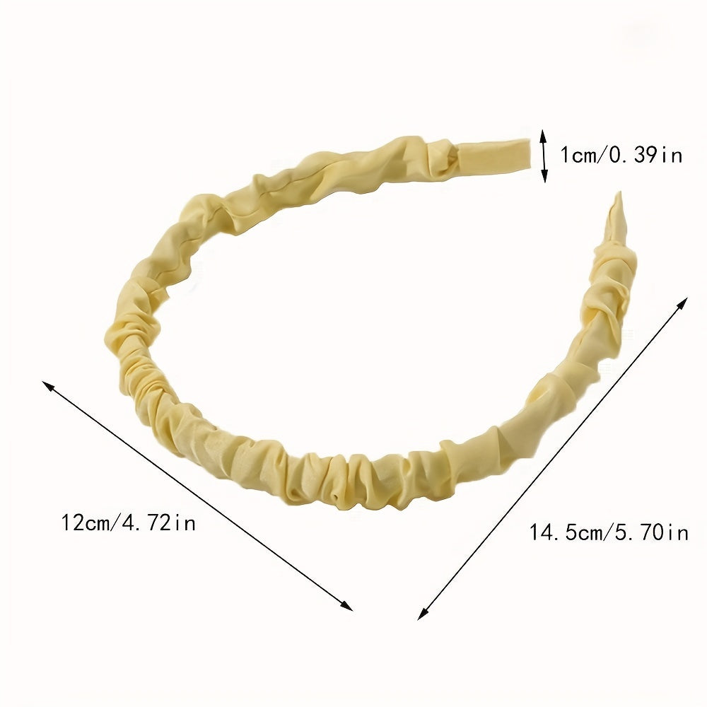 Women's Hair Hoop Crinkle Headband Hair Accessories