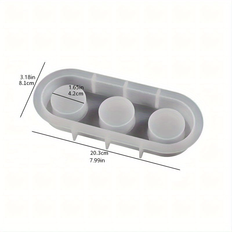 Small Candle Holder Resin Silicone Mold for Epoxy DIY Jewelry Box