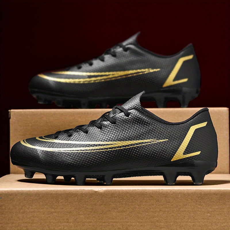 Men's Solid AG Cleat Football Boots Outdoor Anti-skid Soccer Cleats