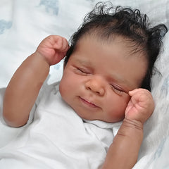 Realistic Reborn Boy Doll Soft Touch Vinyl Sleeping Beige Hand Painted