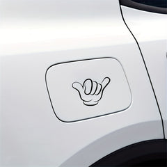 Car Stickers Creative Gestures Side Window Glass Fuel Tank Cap Laser Motorcycle