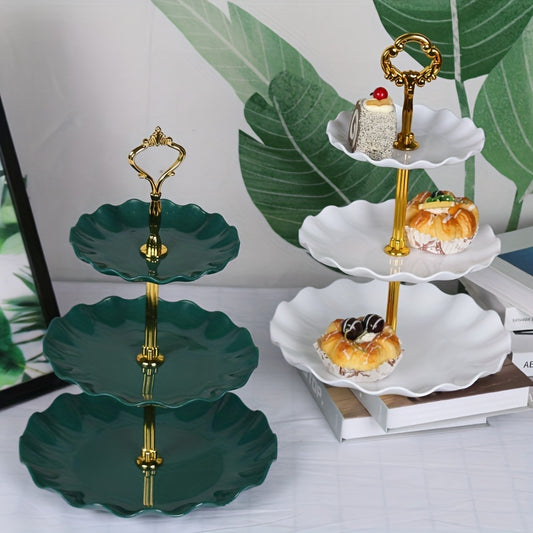 3-Tier Cake Stand Cupcake Display Wedding Party Tray Kitchen Supplies