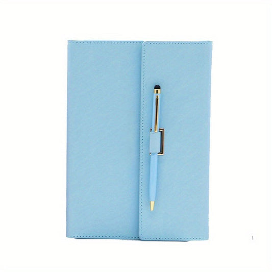 Macaron Notepad Set with Pen - A5 Trifold Notebook