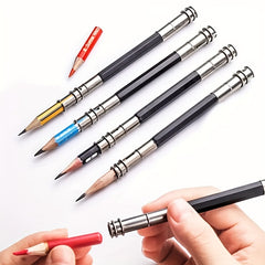 Adjustable Dual Head Pencil Extender Holder for Art Writing Tool Gift