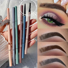 Waterproof Eyebrow Tattoo Pen with Brush Long Lasting Eyebrow Pencil