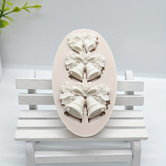 3D Christmas Bell Chocolate Mold for Cake Decorating Silicone Fondant Candy Kitc