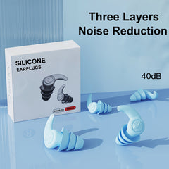 Solid Anti-noise Silicone Earplugs for Sleep, Dive, Surf, Swim