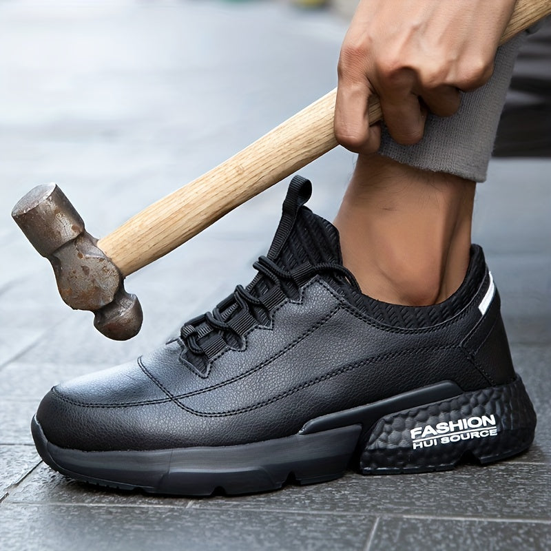 Men's Steel Toe Puncture Proof Work Safety Shoes