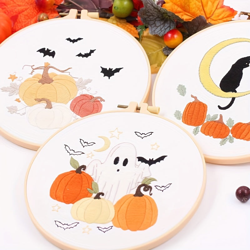 Embroidery DIY Material Bag Halloween Christmas Gift