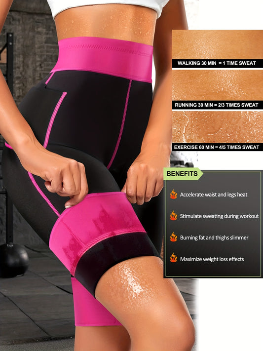 Women's Sauna Body Shaped Shorts Slimming Fitness Exercise Yoga Shorts