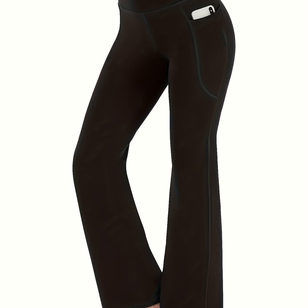 Casual Sports Micro Flared Pants High Waist Slim Tummy Control