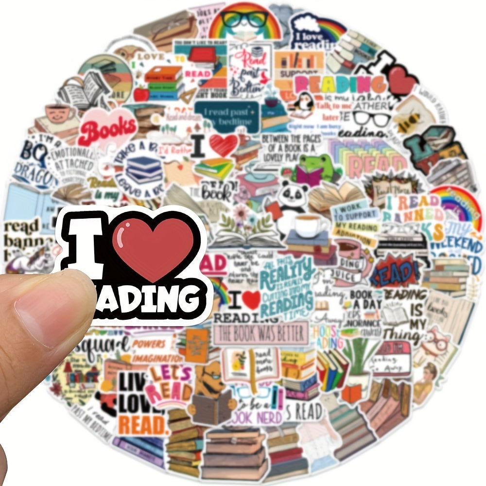 100pcs Fun Learning Stickers for Laptops and Bottles