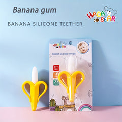 Banana Gum Kids Soft Toothbrush Silicone Grinding St