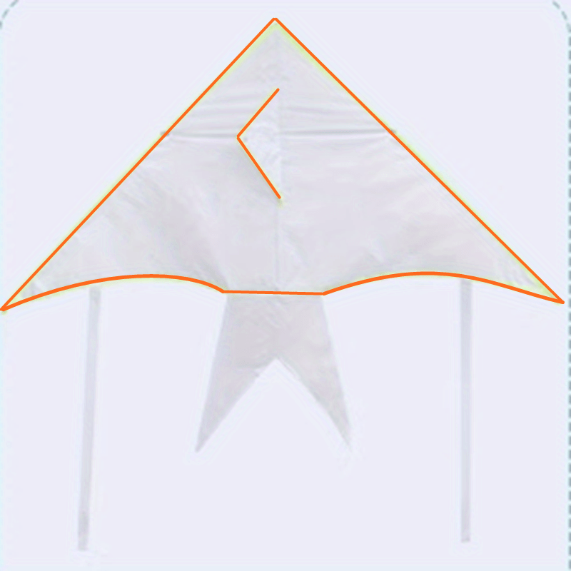 DIY Children's Kite | Hand-painted with Line Doodle Design