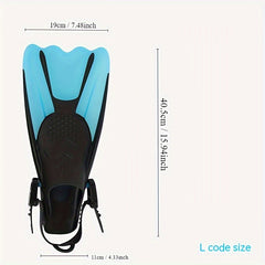 Adjustable Adult Diving Fins for Enhanced Swim Performance