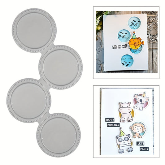 Round Frame Metal Cutting Dies Stencil for Card Making DIY Scrapbooking
