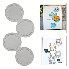 Round Frame Metal Cutting Dies Stencil for Card Making DIY Scrapbooking