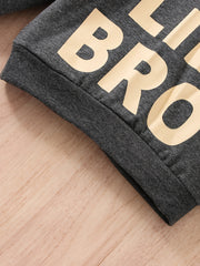Baby Boys LiLBRO Print Active Pullover Sweatshirt Long Sleeve Crew Neck