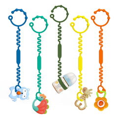 Adjustable Baby Toy Safety Straps - BPA-Free - 3pcs