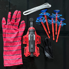Spider Web Launcher Gloves Red & Hero Toy Fun Interactive Party Game