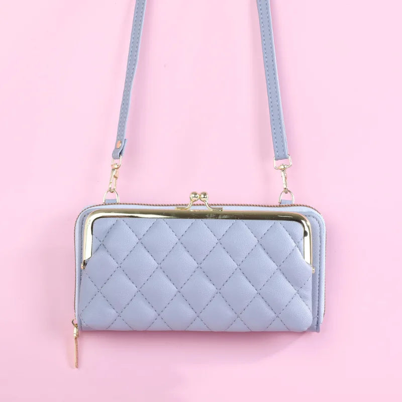 PU Wallet Casual Wallets Portable Purses Zipper Handbag