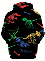 Colorful Dinosaur Boys Hoodie Spring Fall Sweatshirt