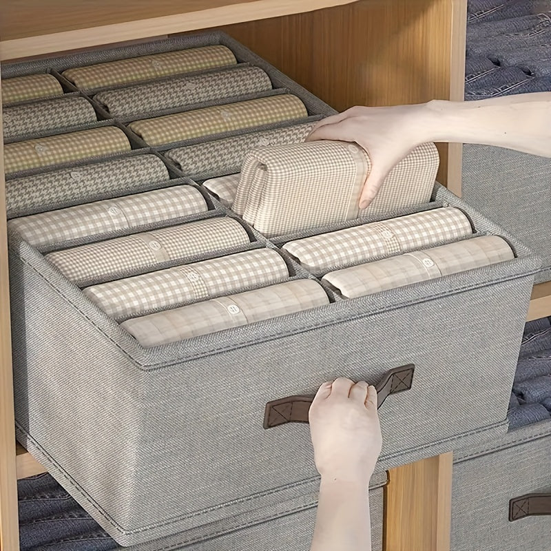 Pants Drawer Storage Basket Grids Leggings Storage Box