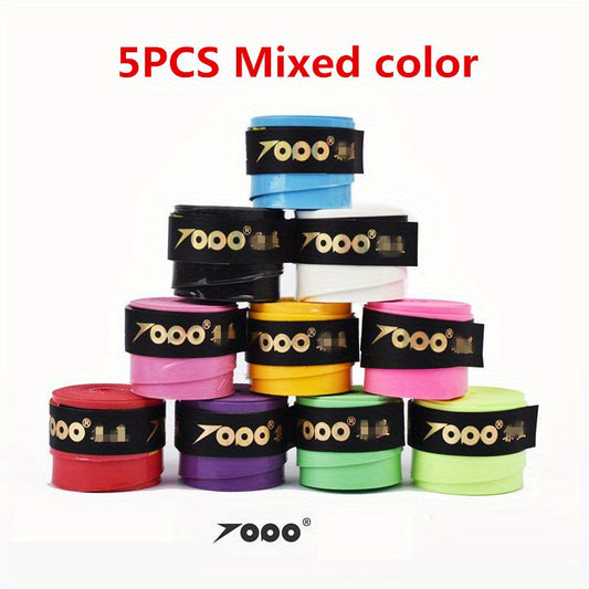 5PCS Overgrips for Racket Anti Slip Sweat Absorbent Tape
