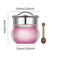 1 Pcs Pink Cherry Honey Moisturizing Lip Mask Peach Natural Lip Care Honey Pot
