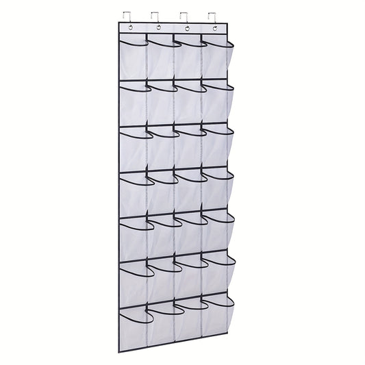 24 Pockets Over The Door Hanging Shoe Organizer 56 01cm X 22 0cm