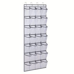 24 Pockets Over The Door Hanging Shoe Organizer 56 01cm X 22 0cm