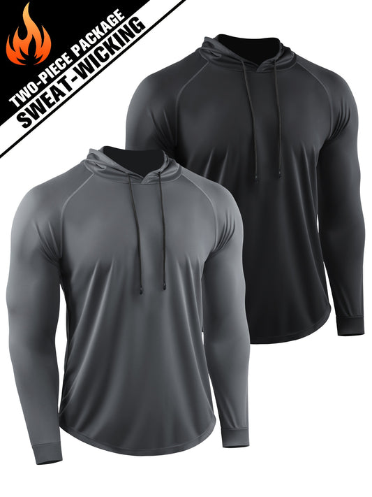 Men's Quick-drying Compression Hoodie Outdoor Sports Top