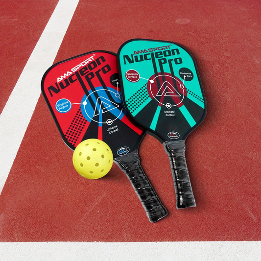 Mini Pickleball Paddle Lightweight Carbon Fiber PVC Tape