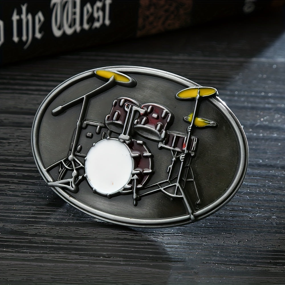 Hip Hop Drum Belt Buckle for Men