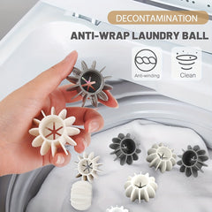 2pcs Silicone Laundry Balls Clothes & Pet Hair Removal