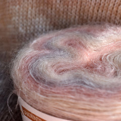 2pcs Gradient Mohair Long Dyed Fine Thread For Crocheting Sweater