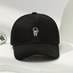Embroidered Astronaut Sunshade Baseball Cap