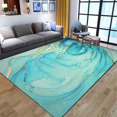 Waterproof Marbling Rug for Home Decor