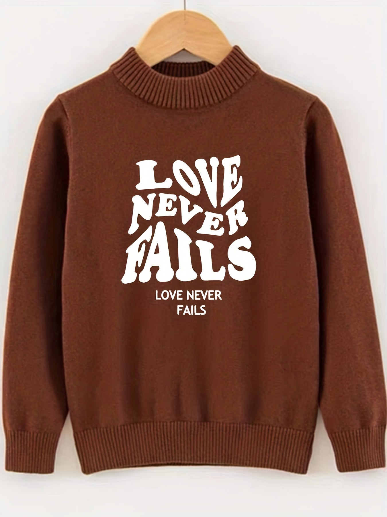 Men's All Match Knitted Sweater Crew Neck Pullover