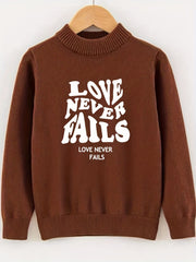Men's All Match Knitted Sweater Crew Neck Pullover