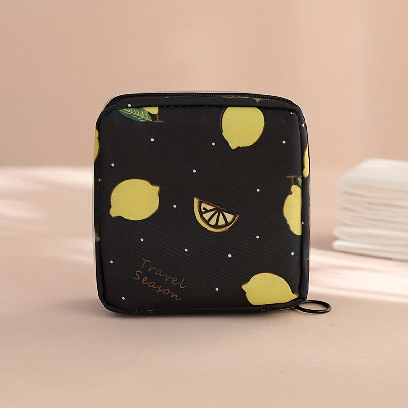 Women Tampon Storage Bag Sanitary Pad Pouch Napkin Cosmetic Organizer