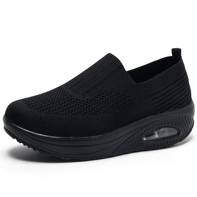 Breathable Slip on Running Sneakers Anti-Slip Air Cushion Casual Shoes