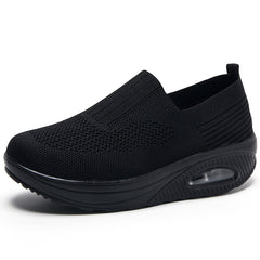 Breathable Slip on Running Sneakers Anti-Slip Air Cushion Casual Shoes